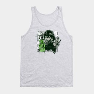 Irish Exit - Funny St. Patricks Day Drinking Tank Top